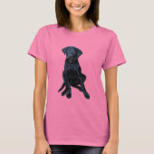 Black Lab Puppy T-shirt (Voorkant)