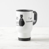 Black Lab Rat Travel Mug Reisbeker (Voorkant rechts)