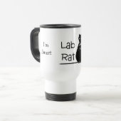 Black Lab Rat Travel Mug Reisbeker (Voorkant links)
