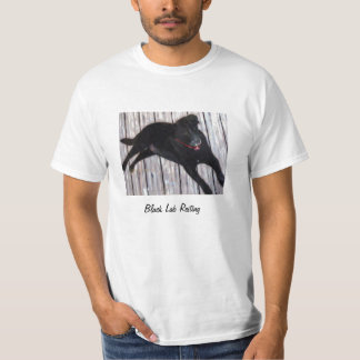 Black Lab Resting T-shirt