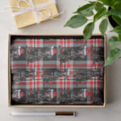 Black Lab Santa Dog tijdens de kerstvakantie Tissuepapier (Geschenk)