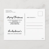 Black Lab Santa - Vrolijk kerstfeest - Labrador Do Feestdagenkaart (Achterkant)