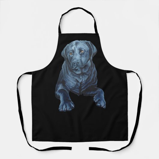 Black Lab Schorten Engels Labrador Retriever Schor (Voorkant)