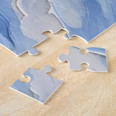 Black Lab Serene Winter Forest Christmas Holiday Legpuzzel (Zijkant)