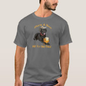 Black Lab Shares A Beer T-shirt (Voorkant)
