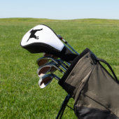 Black Lab Silhouette Golfheadcover (Insitu)