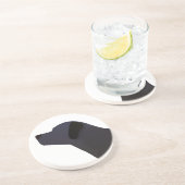 Black Lab Sjablonen gereed voor aanpassing Zandsteen Onderzetter (Zijkant)