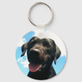 Black Lab Sleutelhanger (Voorkant)