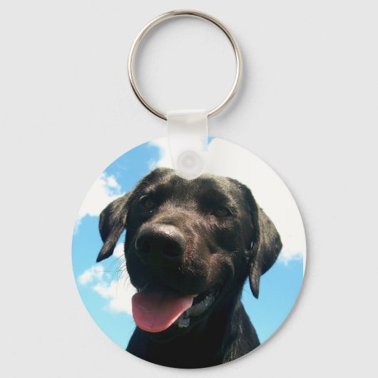 Black Lab Sleutelhanger (Voorkant)