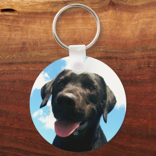 Black Lab Sleutelhanger (Voorkant)