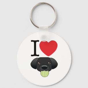 Black Lab Sleutelhanger