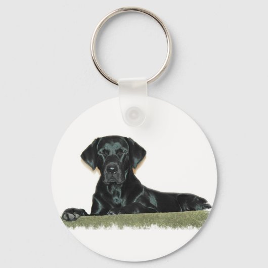 Black Lab Sleutelhanger (Voorkant)