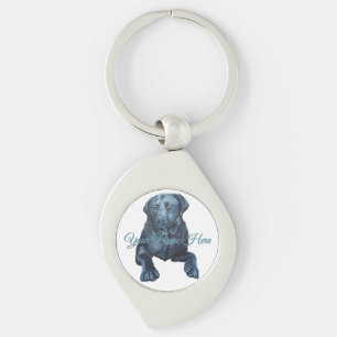 Black Lab Sleutelhanger Blue Dog Persoonlijke Sleu