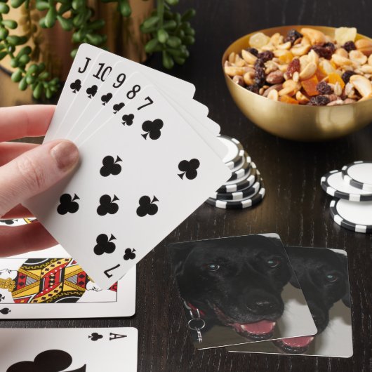 Black Lab-speelkaarten Pokerkaarten (Insitu)