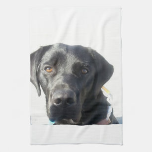 Black Lab Tea Towel Theedoek