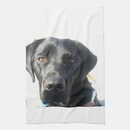 Black Lab Tea Towel Theedoek (Verticaal)