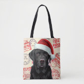 Black lab  tote bag (Voorkant)