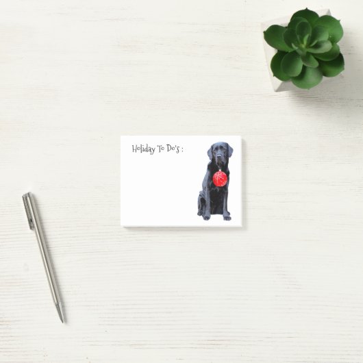 Black Lab Vakantie - Hondenliefhebber - Black Labr Post-it® Notes (Kantoor)