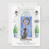 Black Lab voordeur bewegende aankondiging (Voorkant)