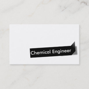 Black Label Chemical Engineer Visitekaartje