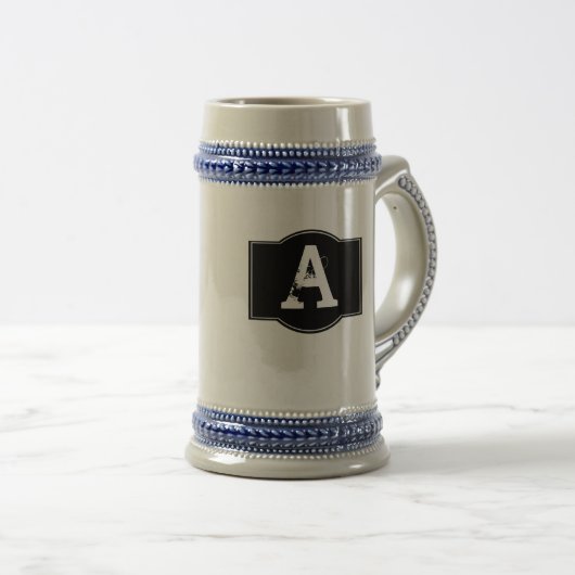 Black Label Monogramed Bierpul (Voorkant rechts)