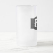 Black Label Monogramed Matglas Bierpul (Center)