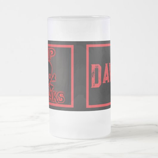 'Black Label' Pip piept 'Davey' Matglas Bierpul (Center)