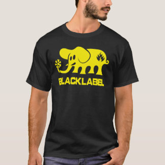 Black Label skateboards is een skateboarbedrijf T-shirt
