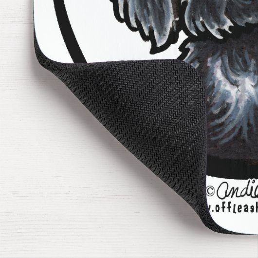 Black Labradodle IAAM Muismat (Hoek)