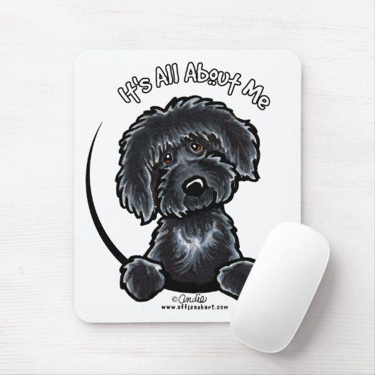 Black Labradodle IAAM Muismat (Met muis)