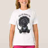 Black Labradodle IAAM T-shirt (Voorkant)