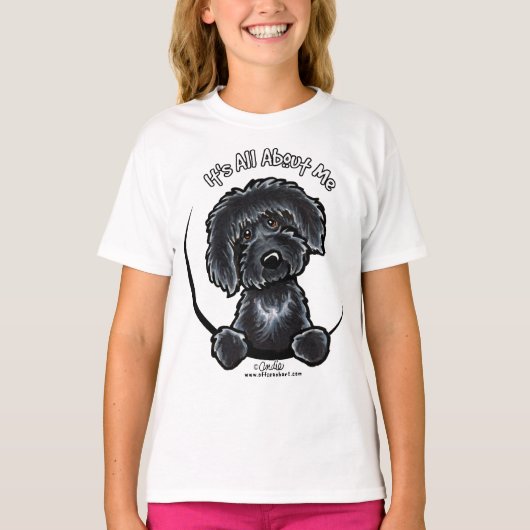 Black Labradodle IAAM T-shirt (Voorkant)