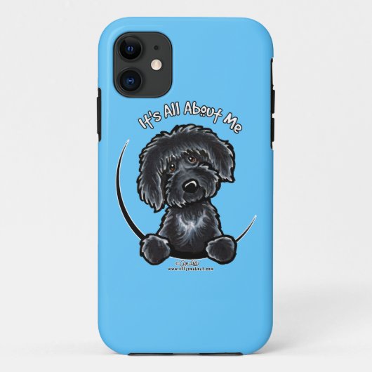 Black Labradoedle over alles over mij Case-Mate iPhone Case (Achterkant)