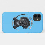 Black Labradoedle over alles over mij Case-Mate iPhone Case (Achterkant (horizontaal))