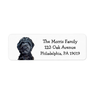 Black Labradole / Black Goldendoodle Label