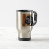 Black Labradoodle #1 Travel Mug Reisbeker (Voorkant rechts)