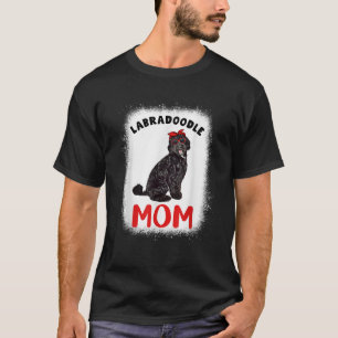 Black Labradoodle mama Mama Hondenliefhebber Eigen T-shirt