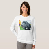 Black Labradoodle Ralph T-shirt (Voorkant volledig)