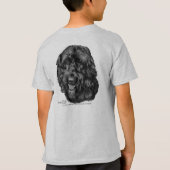 Black Labradoodle T-shirt (Achterkant)