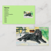 Black Labradoodle Visitekaartje (Voorkant / Achterkant)