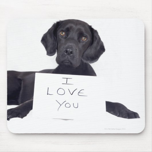 Black Labrador 13 maanden Muismat (Voorkant)