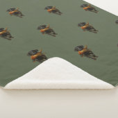 Black Labrador and Pheasant Sherpa Blanket Sherpa Deken (3/4)