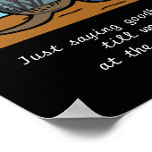 Black Labrador Angel en Mam 3 Poster (Hoek)