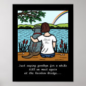 Black Labrador Angel en Mam 3 Poster (Voorkant)