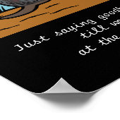 Black Labrador Angel en Mam Blonde S Poster (Hoek)