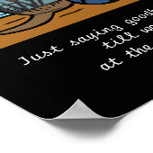 Black Labrador Angel en Pa 1 Poster (Hoek)