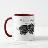Black Labrador Angels (regenboogbrug) Mok (Links)
