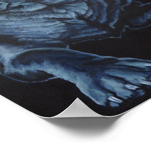 Black Labrador Art Poster English Retriever Print (Hoek)