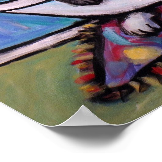 Black Labrador badtub Poster (Hoek)