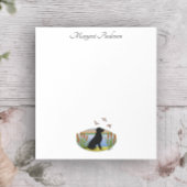 Black Labrador Bird Dog Sunset Notitieblok